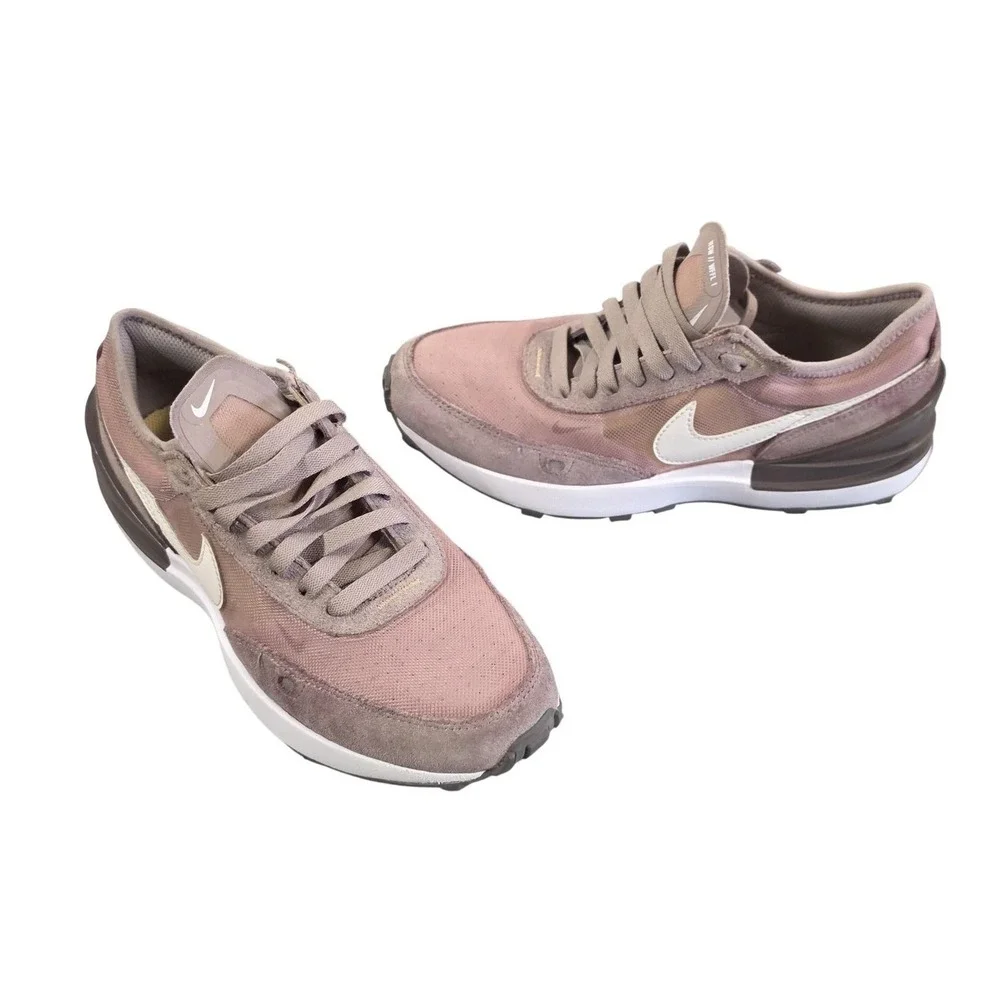 Nike Shoes Youth Size 6Y Pink Tan Mesh Running Sneakers Comfort DC0481-601